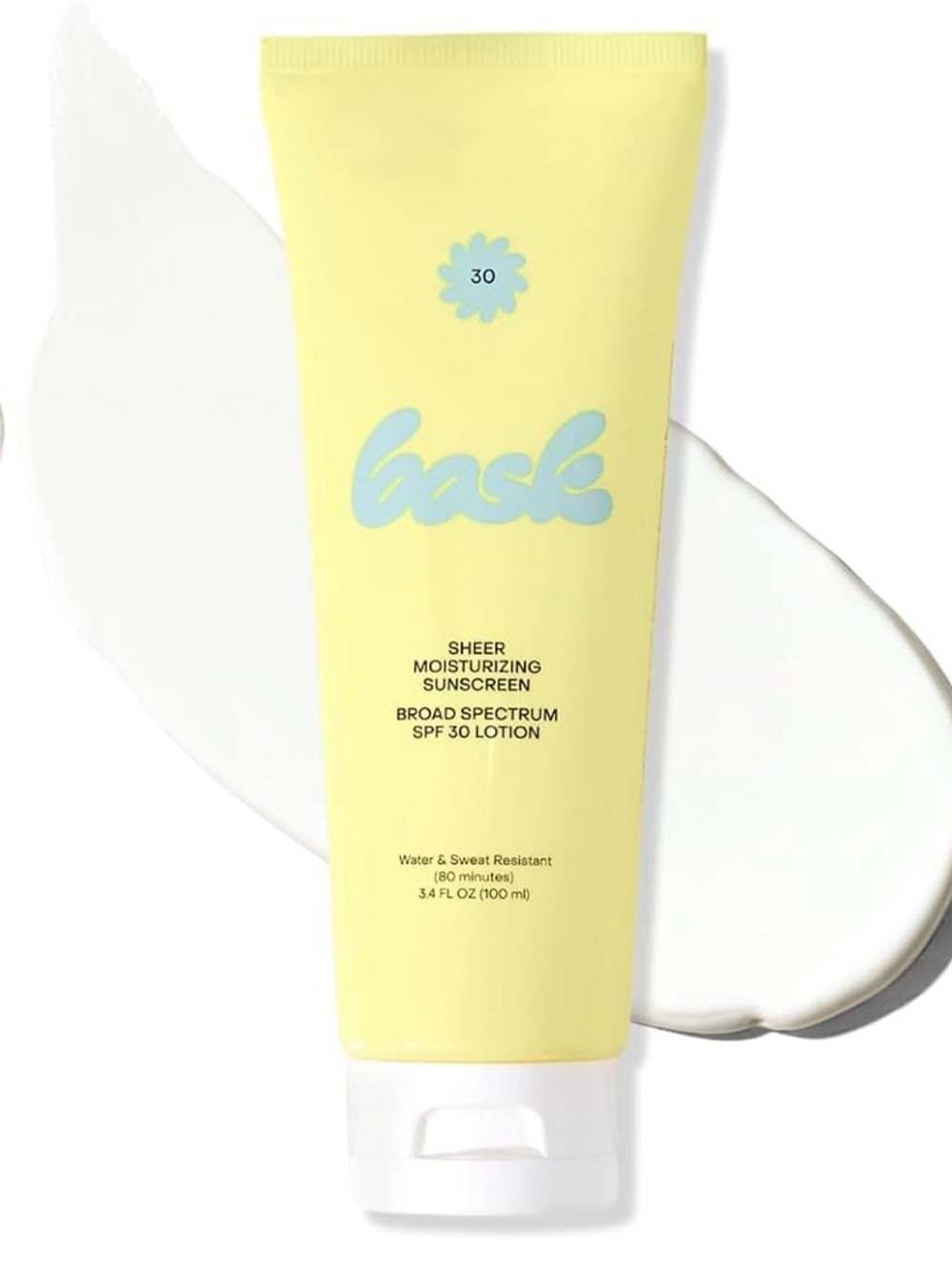 3 Pack Bask Sheer Moisturizing Sunscreen SPF 30.